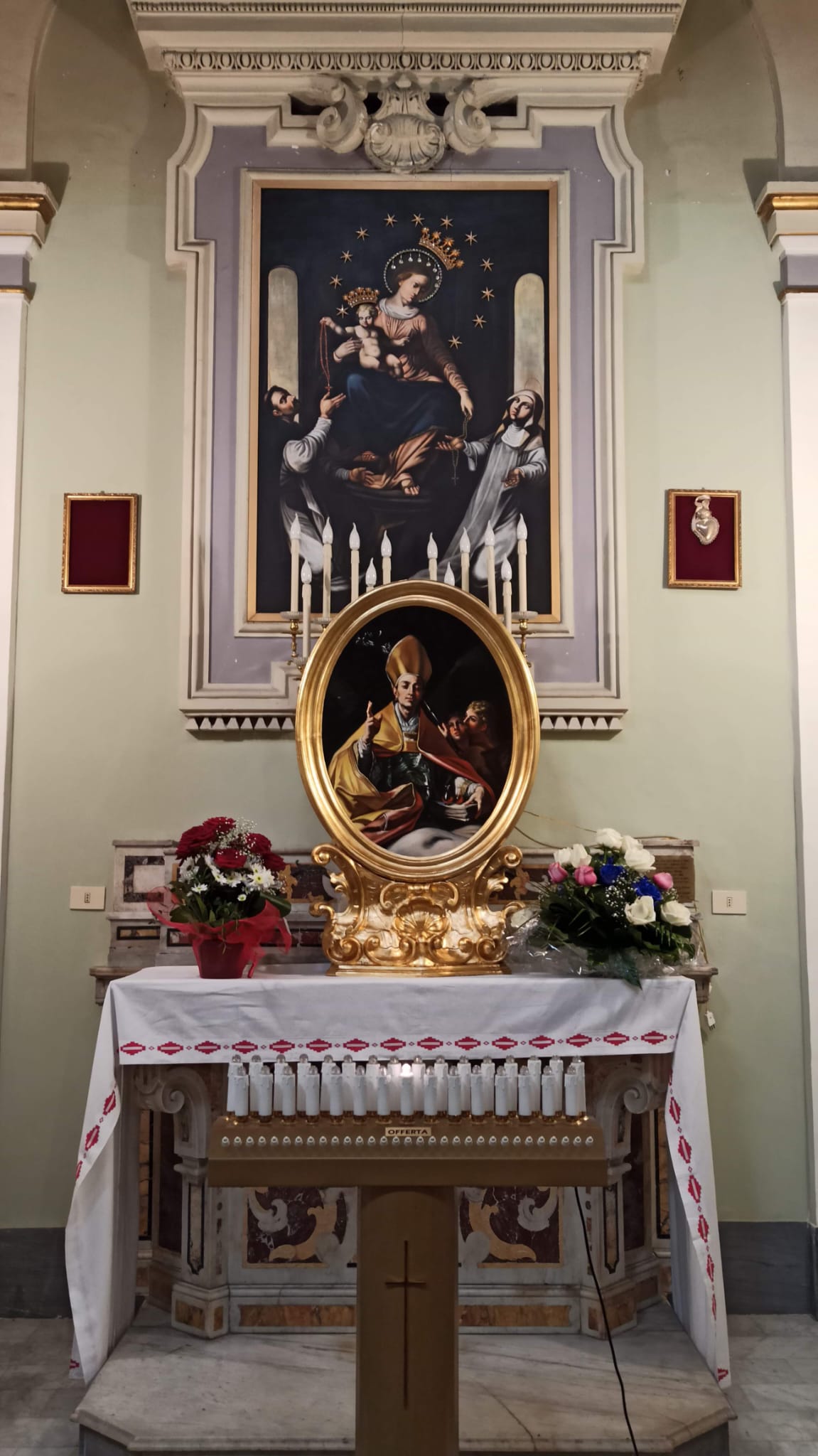 MADONNA DI POMPEI E DI SAN GENNARO